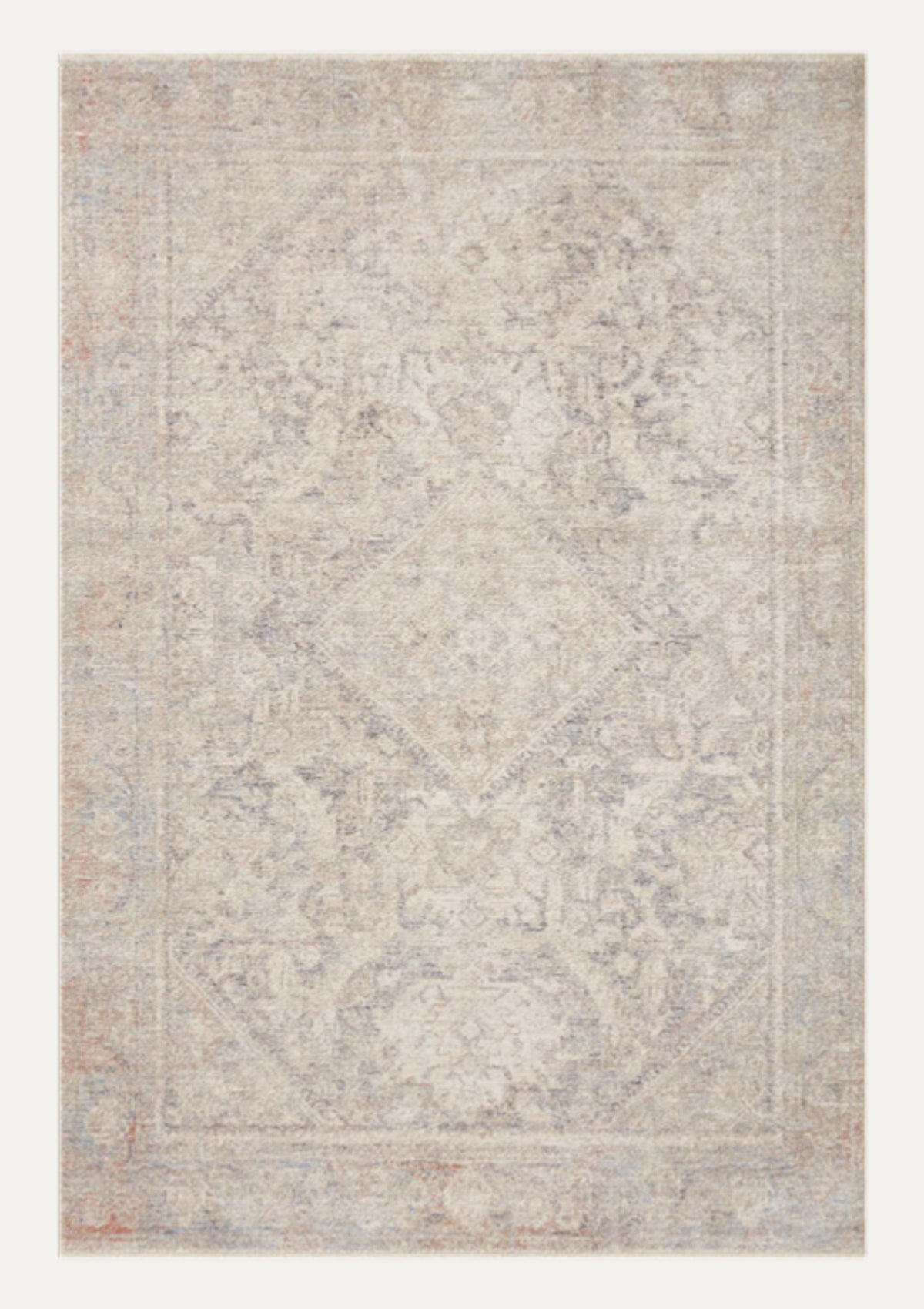 Carlisle Slate/Ivory Rug | Magnolia Home by Joanna Gaines × Loloi