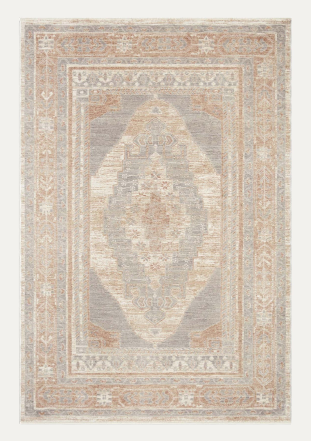 Carlisle Slate/Taupe Rug | Magnolia Home by Joanna Gaines × Loloi