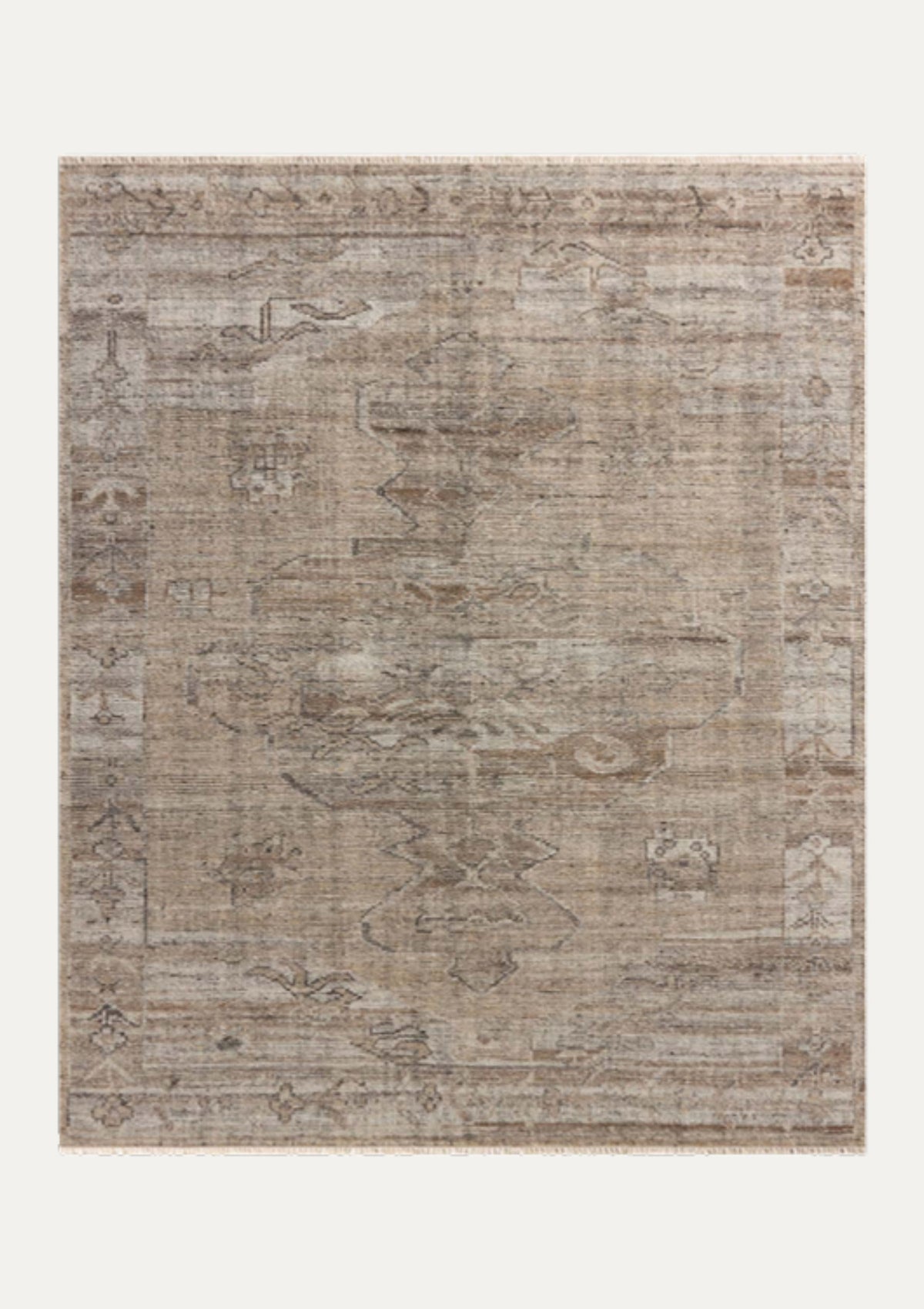 Abigail Mocha/Smoke Rug | Magnolia Home by Joanna Gaines × Loloi