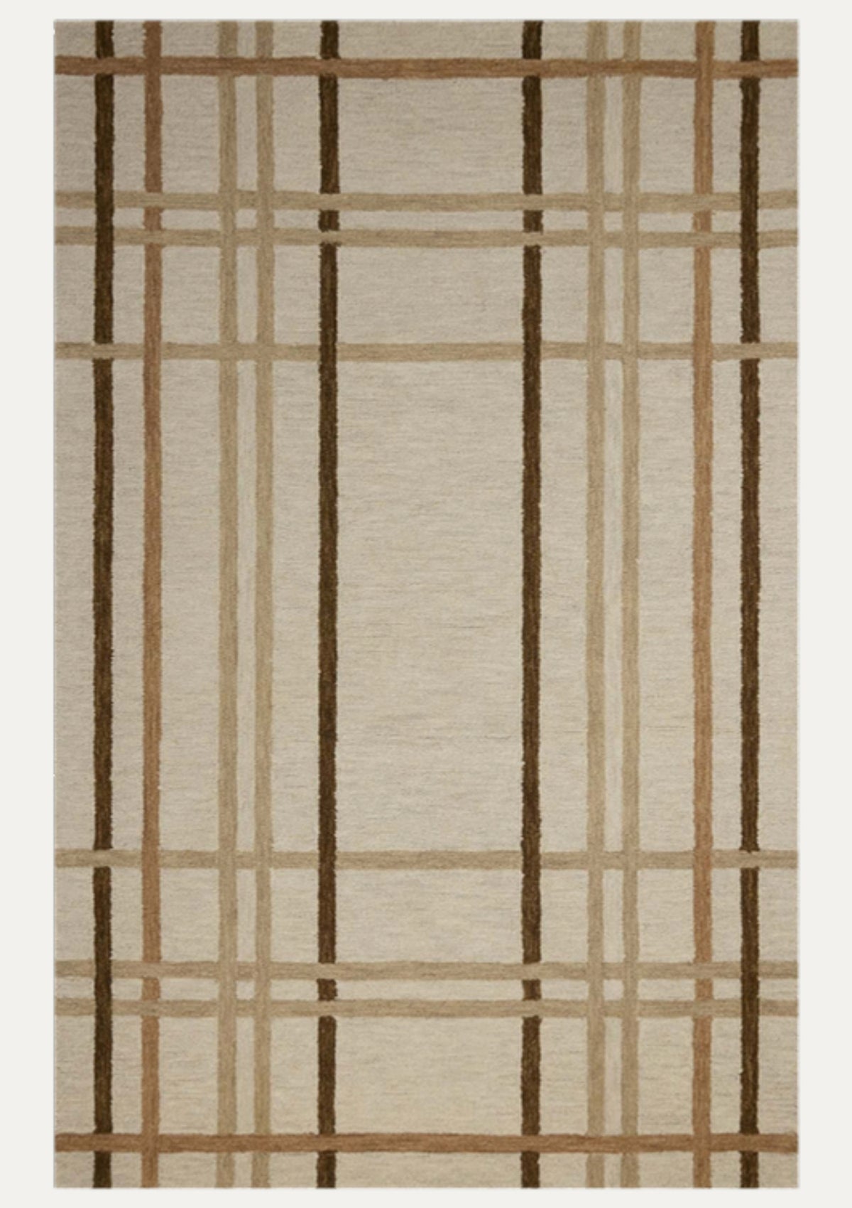 Waylon Natural/Bark Rug | Magnolia Home by Joanna Gaines × Loloi