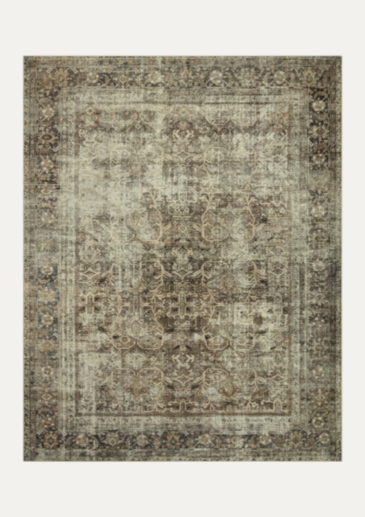 Sinclair Pebble/Taupe Rug | Magnolia Home by Joanna Gaines × Loloi