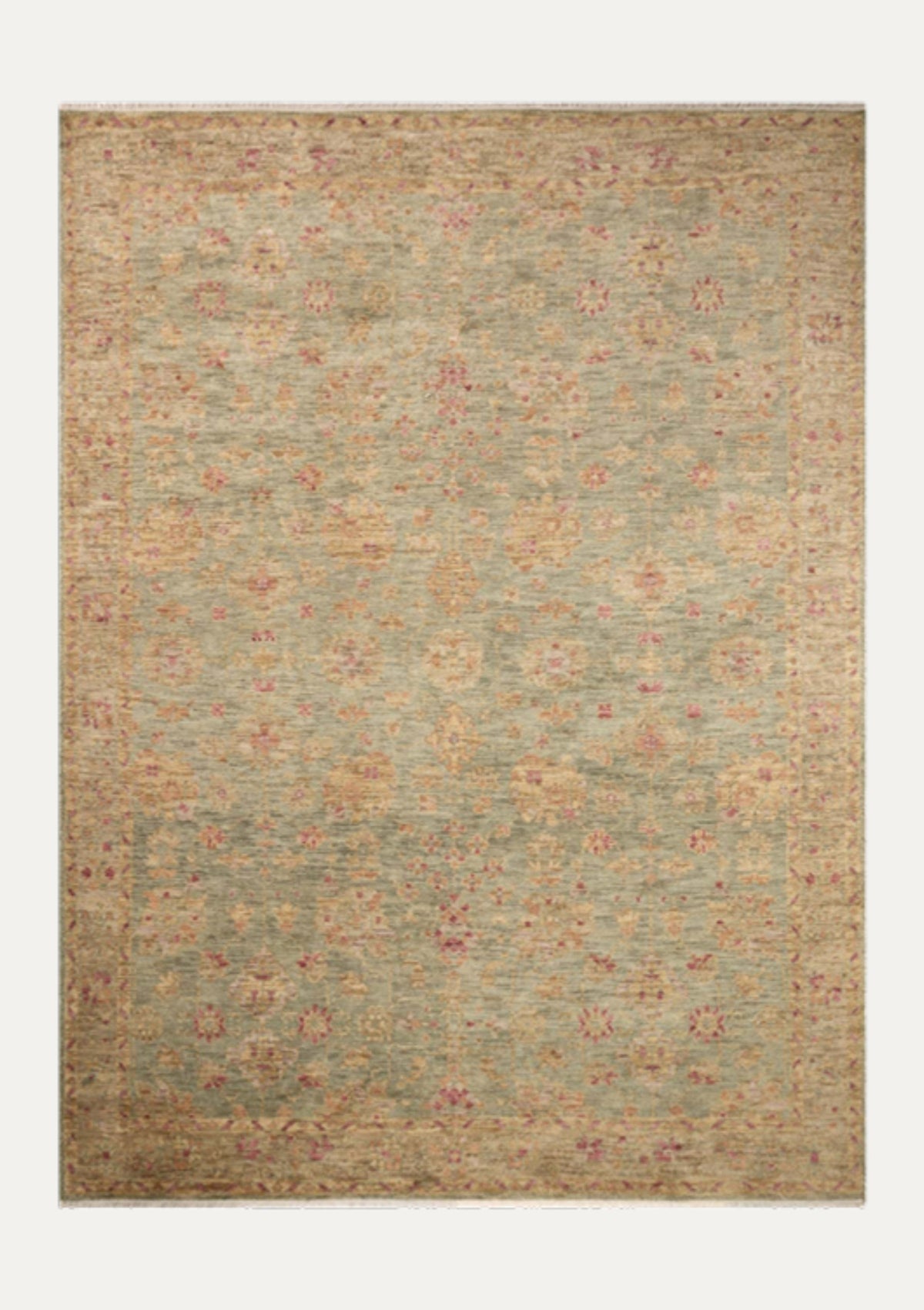 Lucille Green/Sunset Rug | Magnolia Home by Joanna Gaines × Loloi