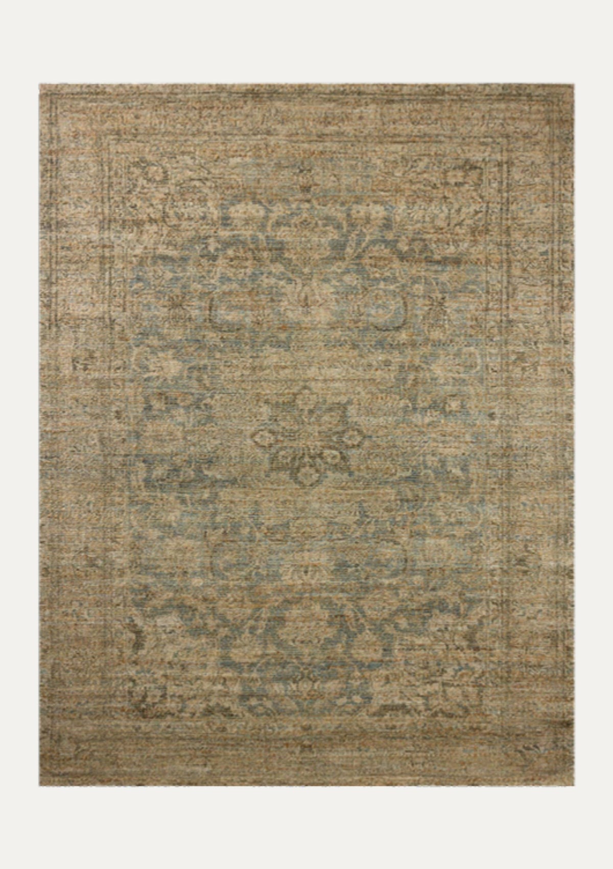 Oakley Blue/Beige Rug | Magnolia Home by Joanna Gaines × Loloi