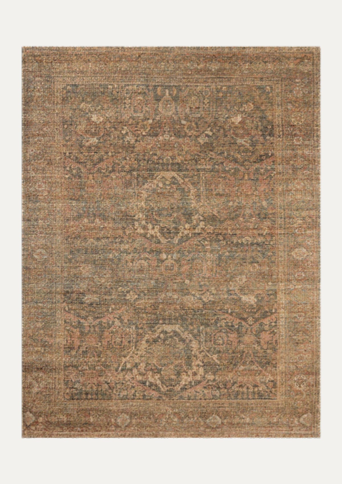 Oakley Midnight/Bark Rug | Magnolia Home by Joanna Gaines × Loloi