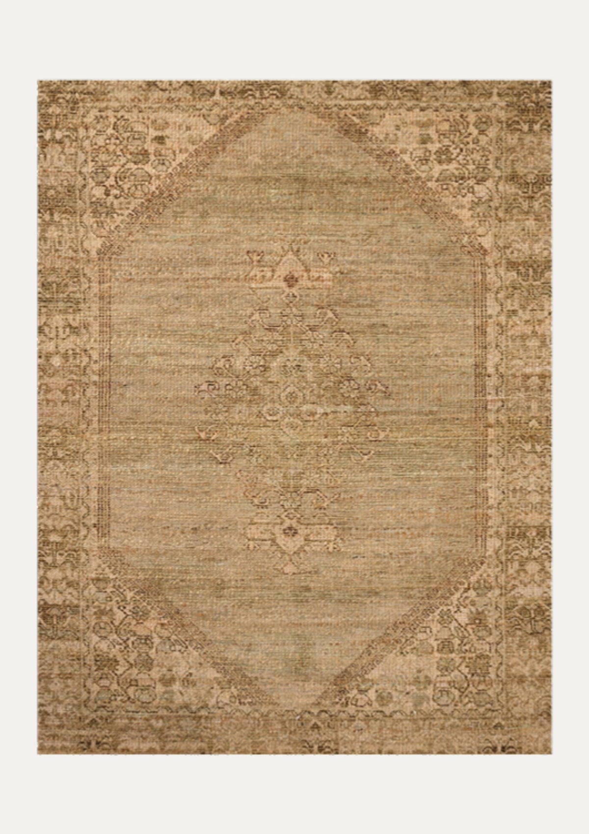 Oakley Sage/Wheat Rug | Magnolia Home by Joanna Gaines × Loloi