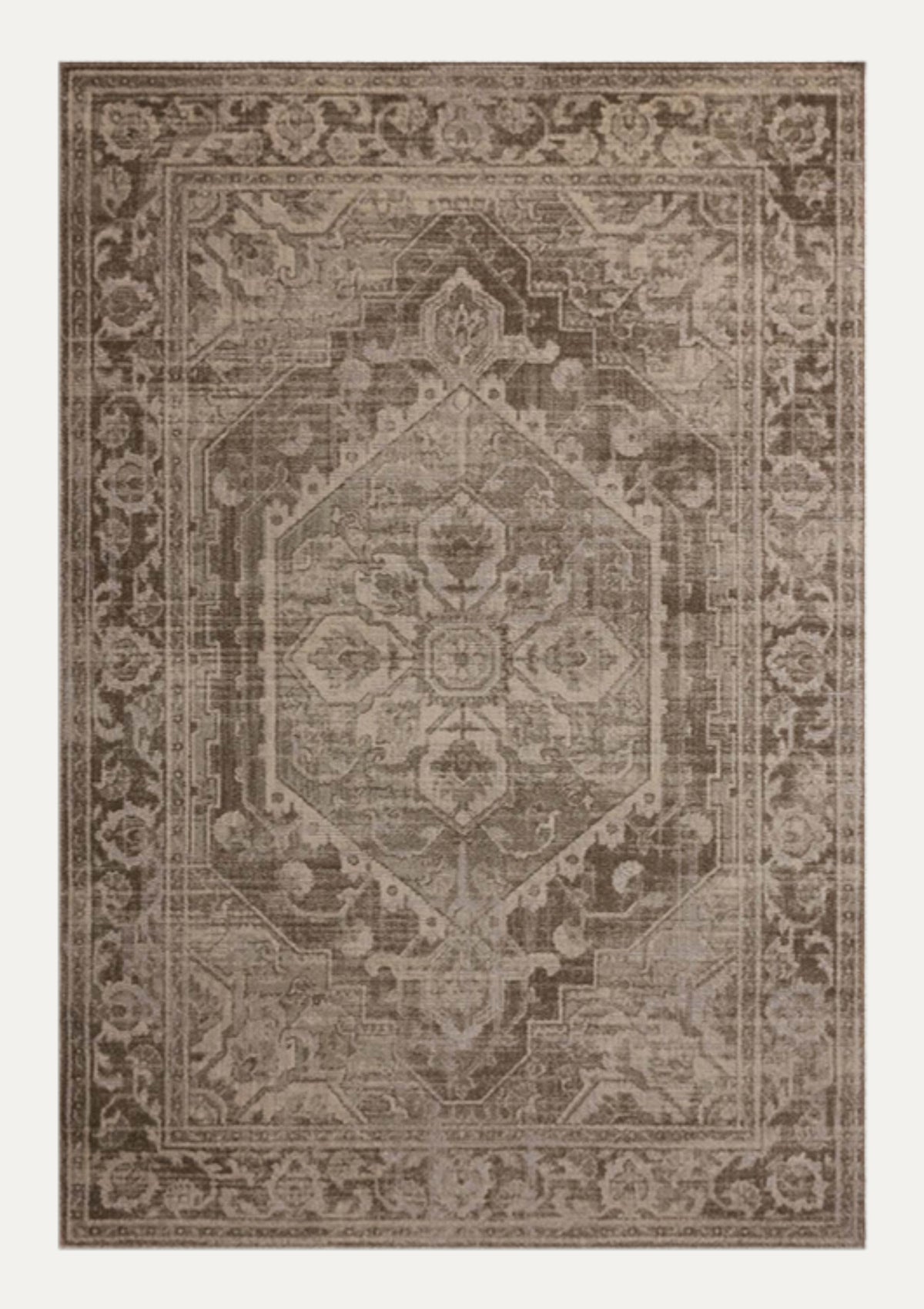 Mona Cocoa/Stone Rug | Magnolia Home by Joanna Gaines × Loloi