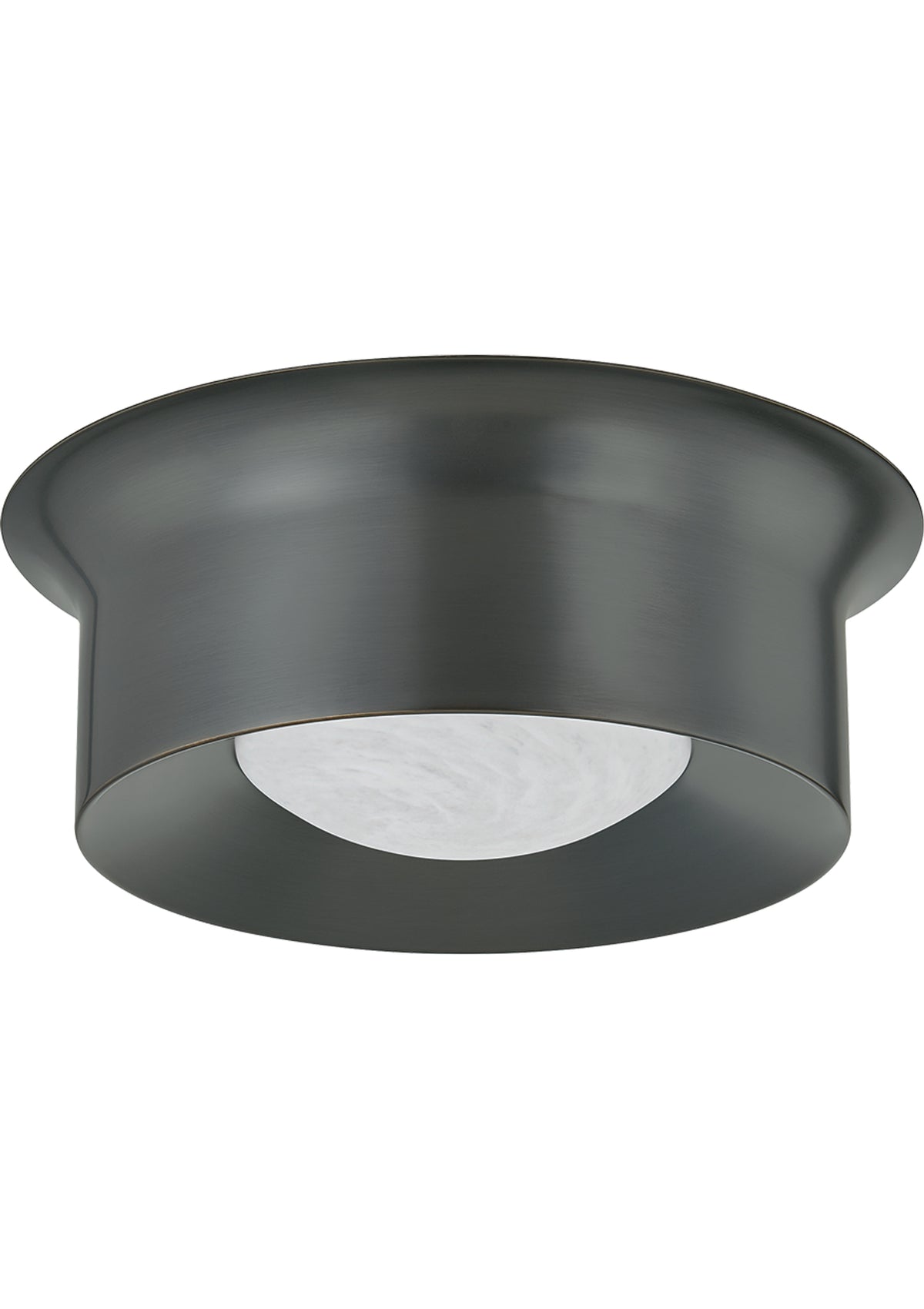 Noxon Flush Mount – Distressed Bronze, 13.75" W
