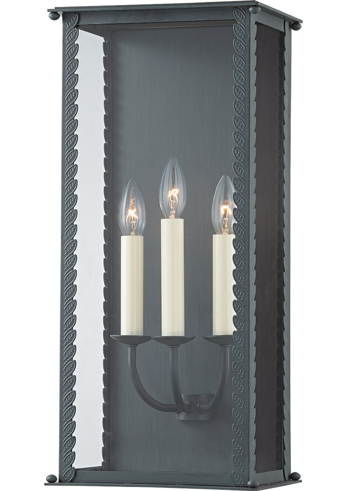 Zuma Exterior Wall Sconce – Verdigris, 9.5" W