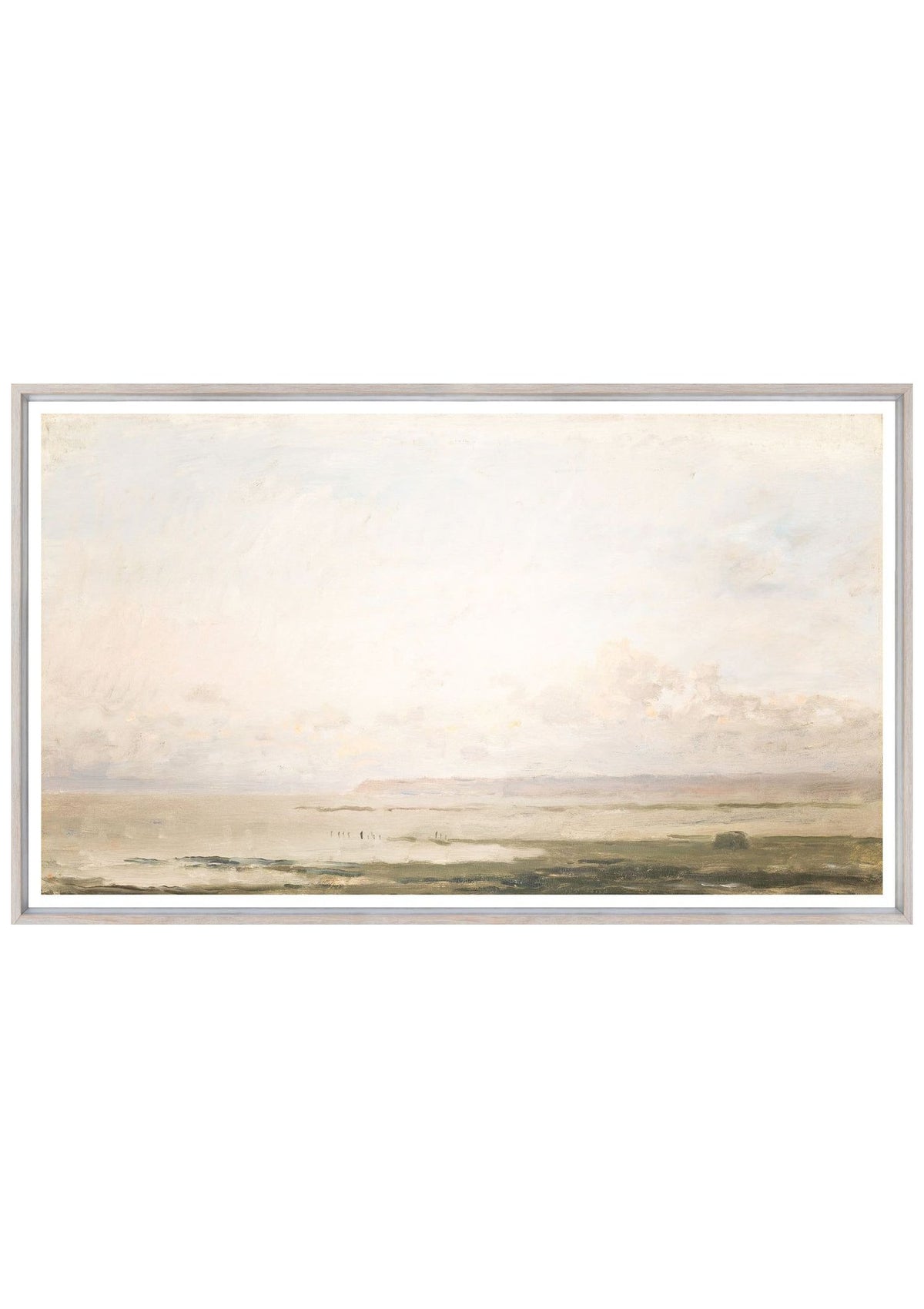 Sunset Tides – White Oak Frame – Medium