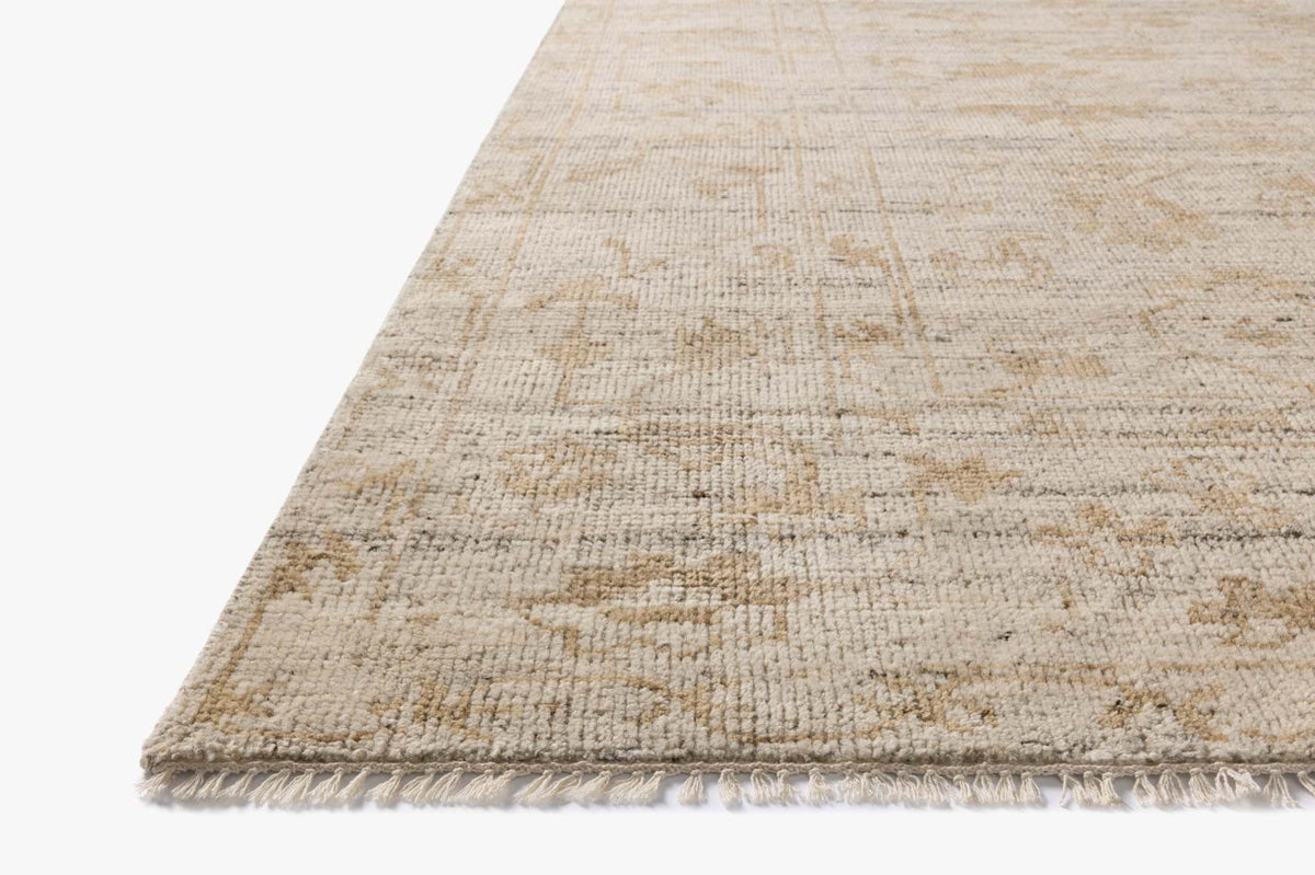 Abigail Ivory/Natural Rug – corner detail