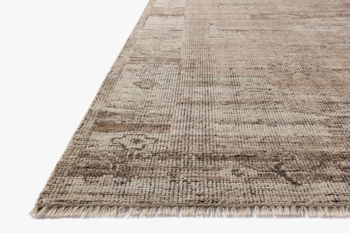 Abigail Mocha/Smoke Rug – corner detail