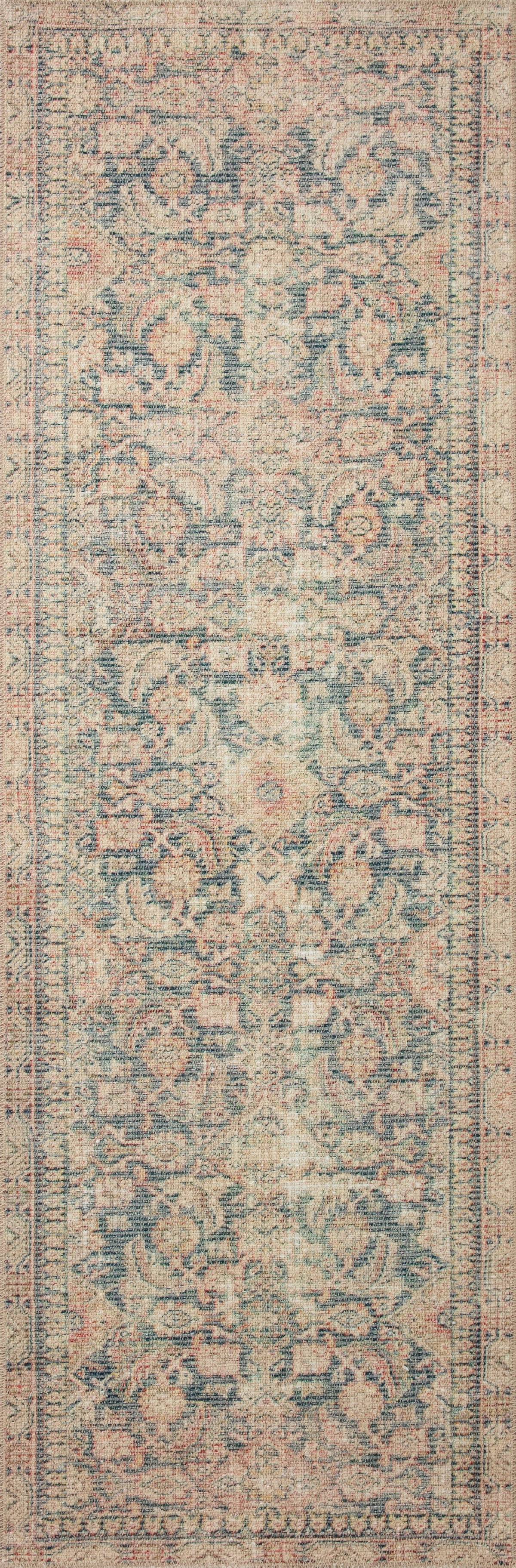 Aubrey Navy/Multi Rug – alternate view