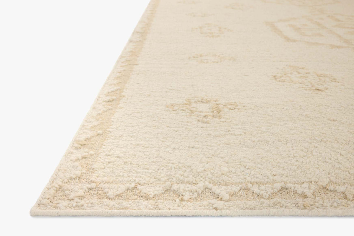 Alara 02 Ivory/Natural Rug – corner detail