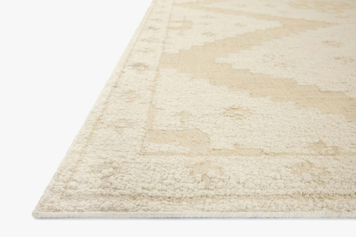 Alara 03 Ivory/Natural Rug – corner detail