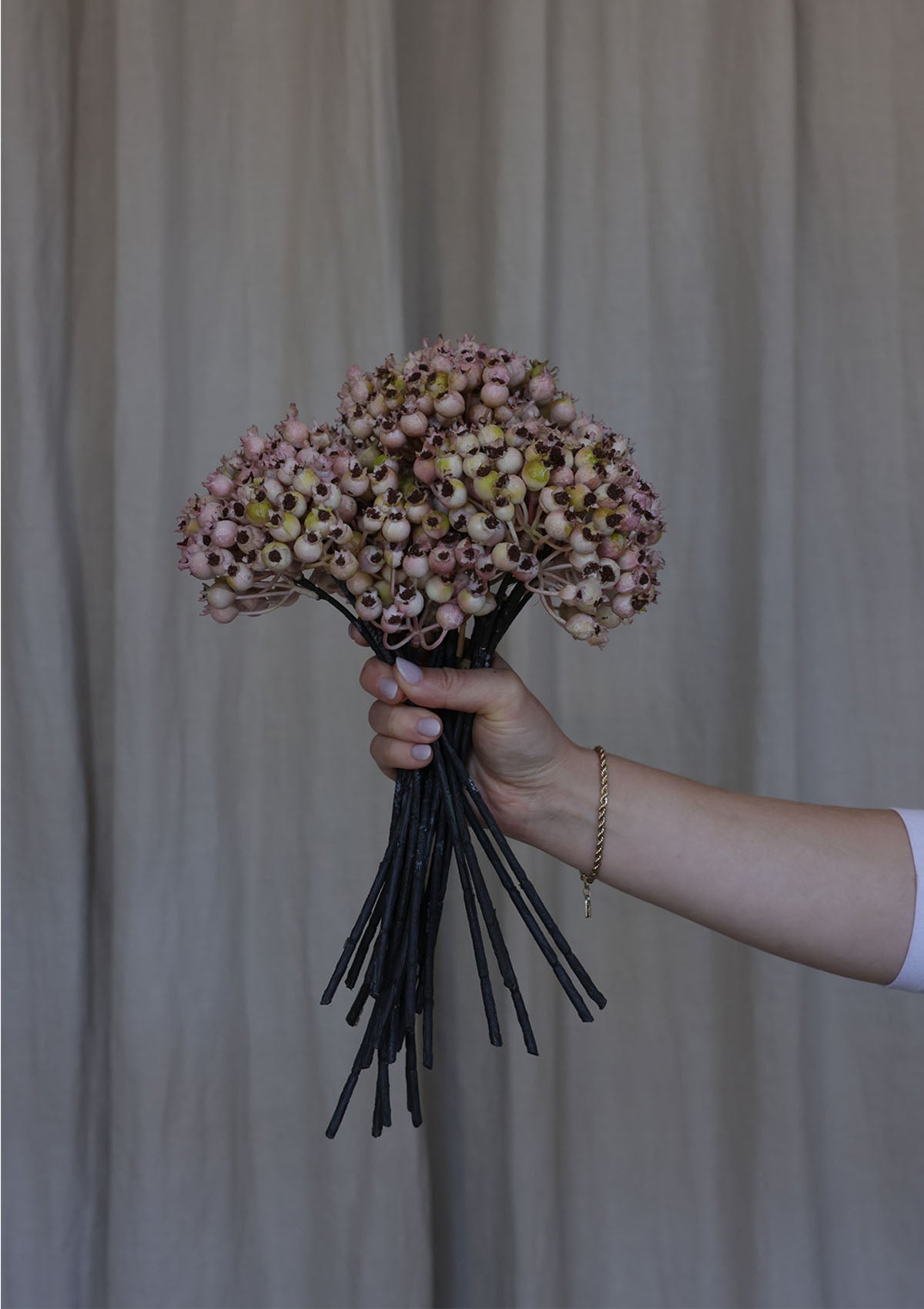 Artificial Rosehip Bunch