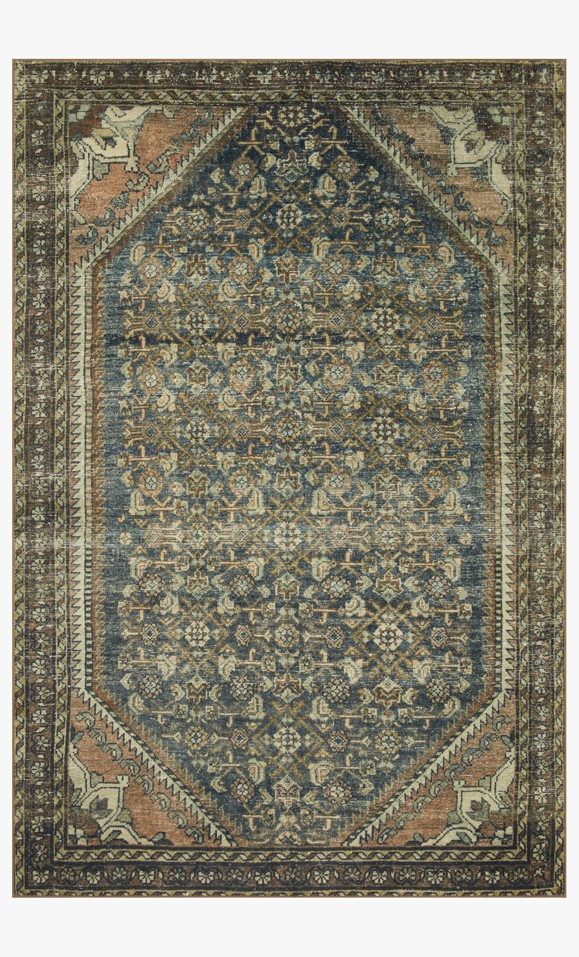 Banks Denim/Clay Rug