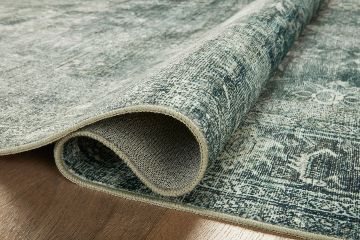 Banks Blue/Lagoon Rug – detail