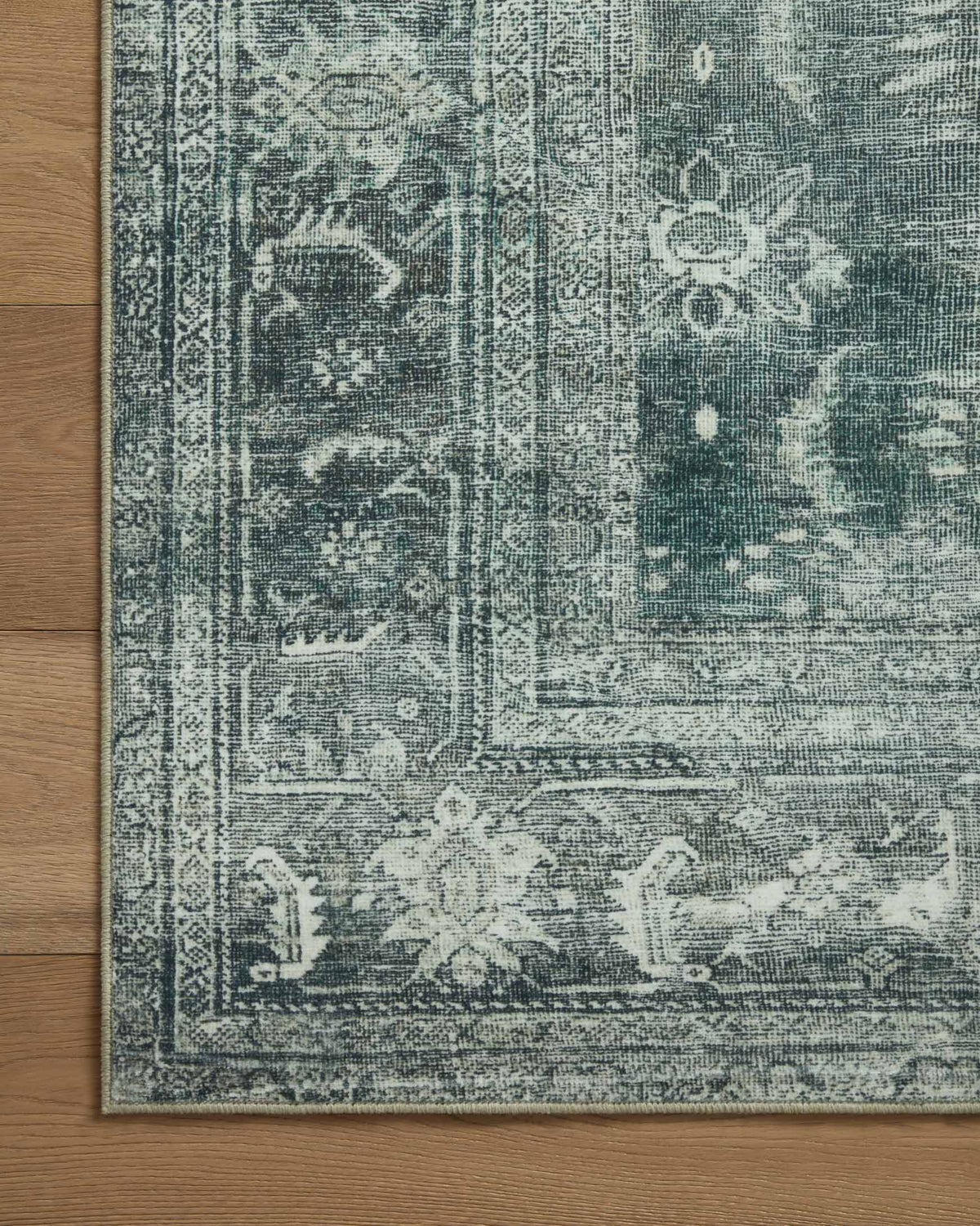 Banks Blue/Lagoon Rug – detail