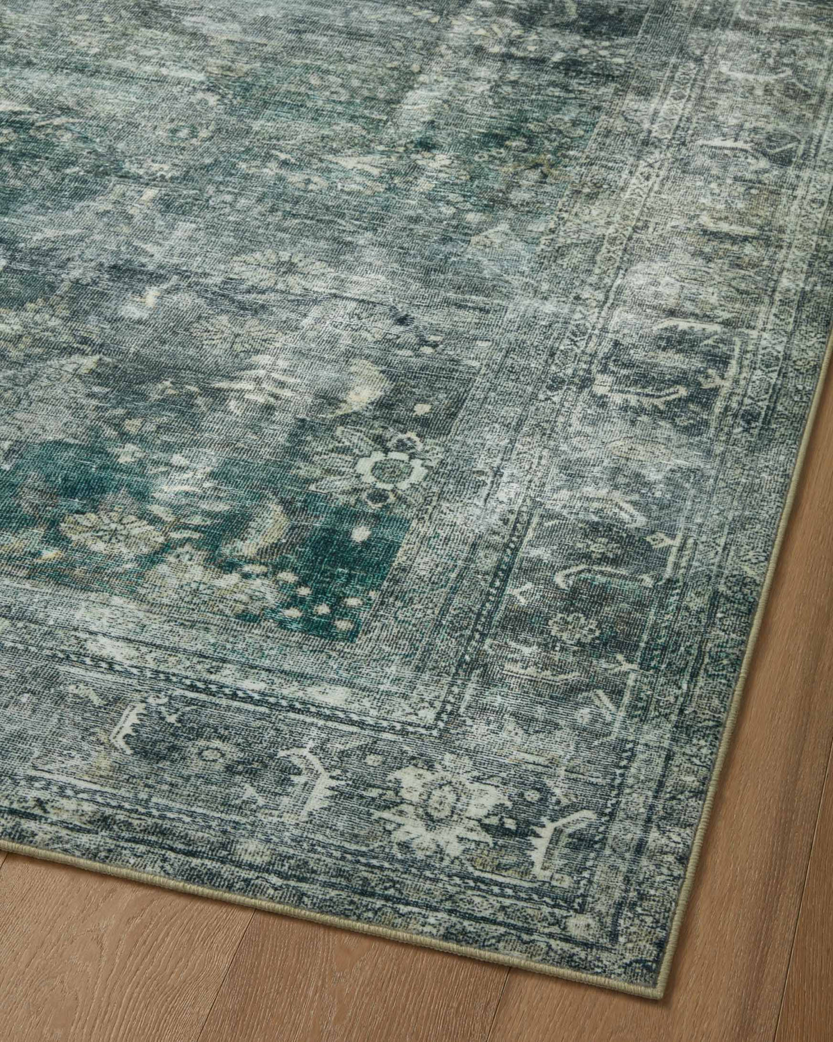 Banks Blue/Lagoon Rug – detail