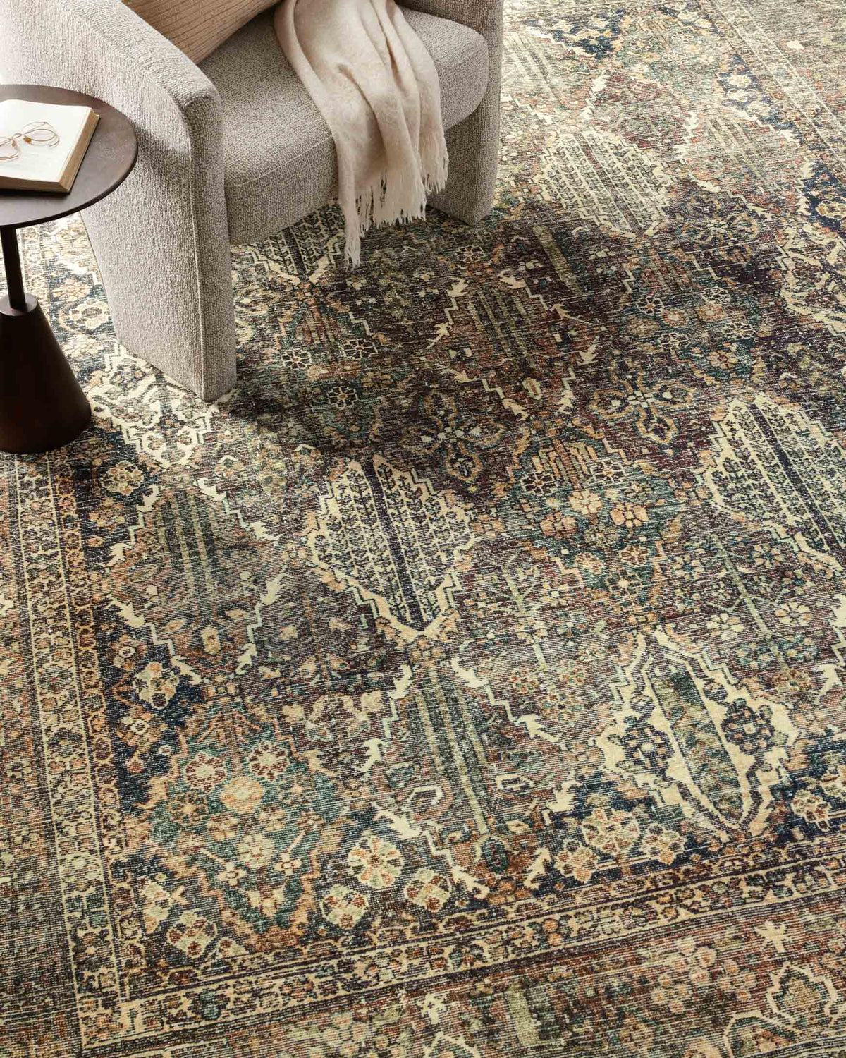 Banks Spice/Blue Rug – detail