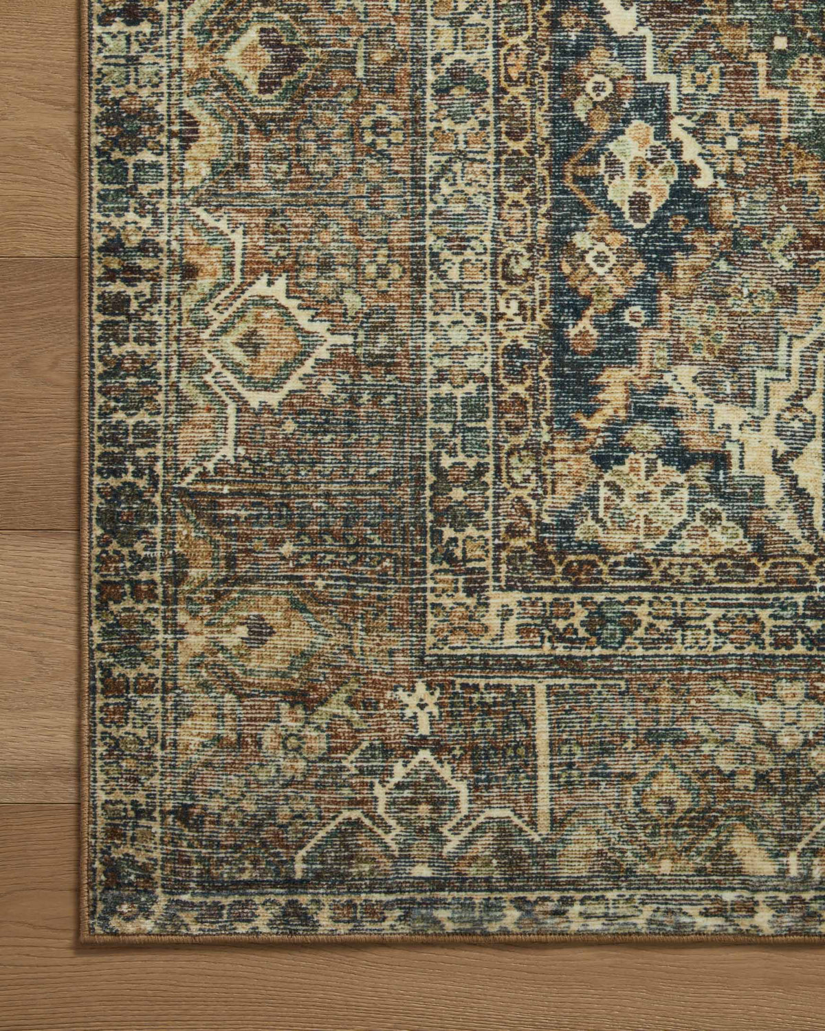Banks Spice/Blue Rug – detail