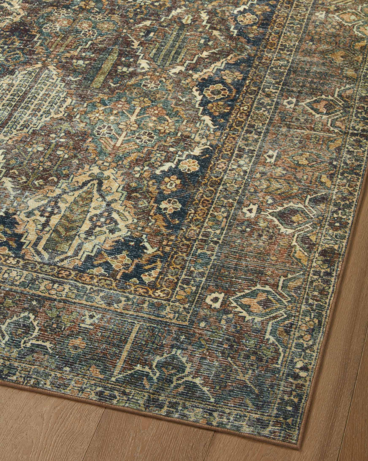 Banks Spice/Blue Rug – detail