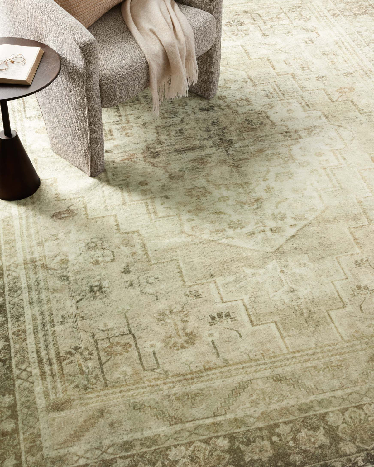 Banks Natural/Granite Rug – detail