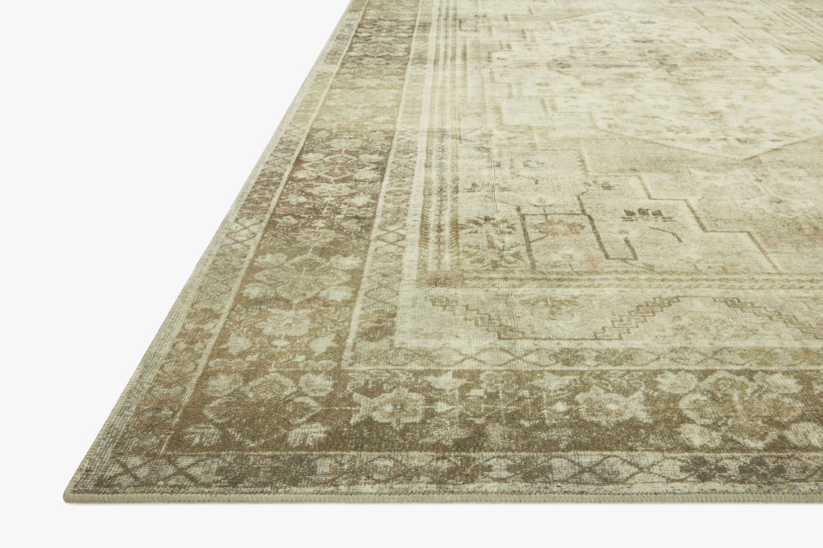 Banks Natural/Granite Rug – corner detail