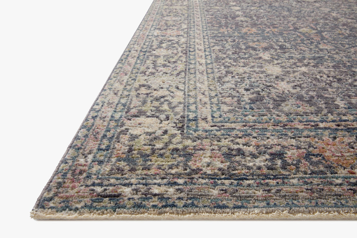 Bradbury Midnight/Multi Rug – corner detail