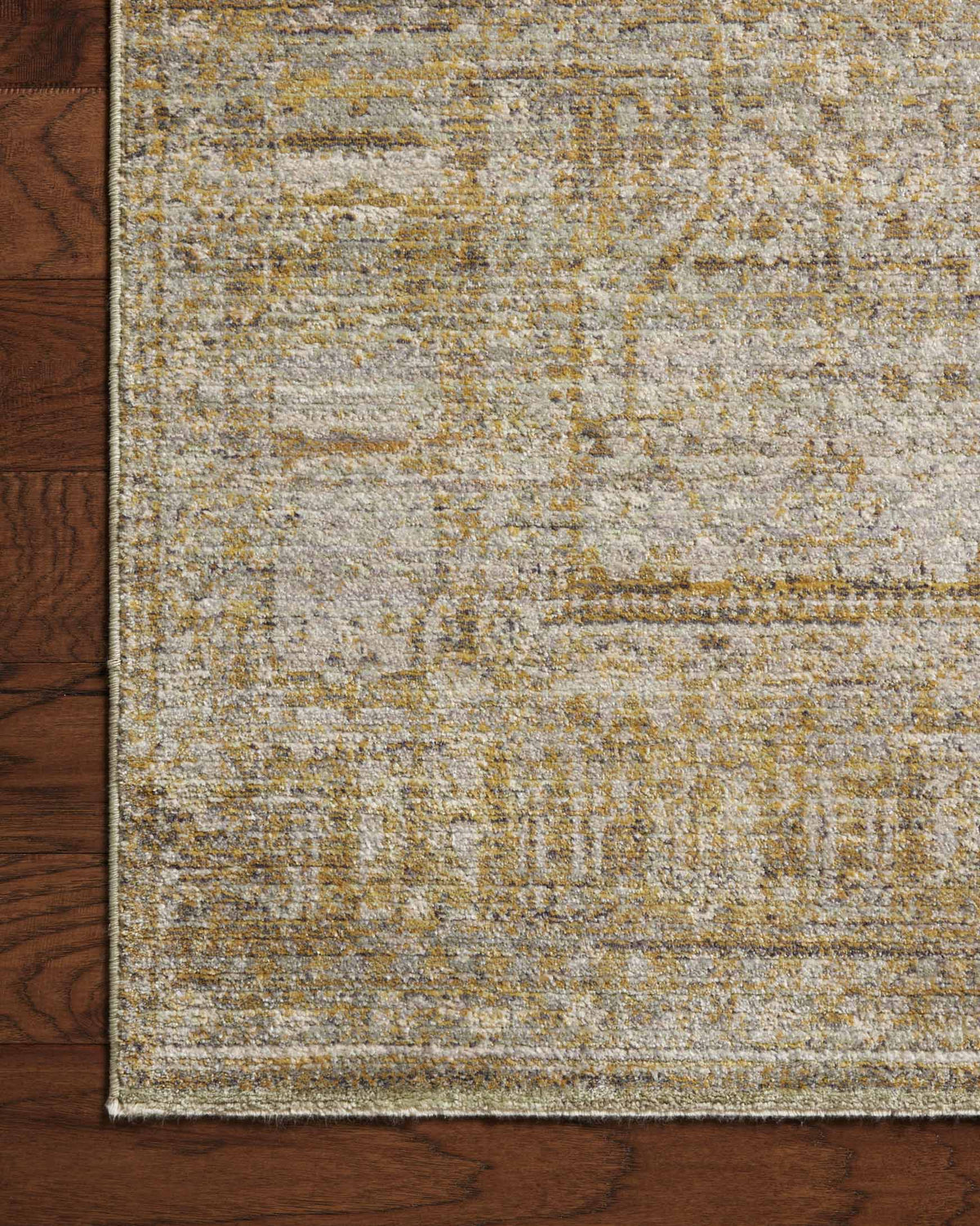 Bradbury Dove/Gold Rug – detail