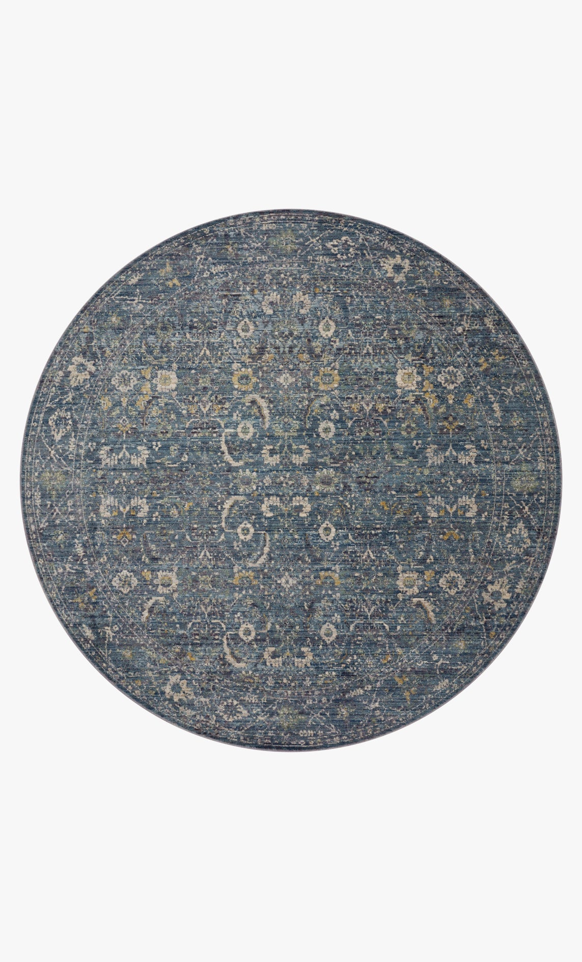Bradbury Ocean/Gold Rug – detail
