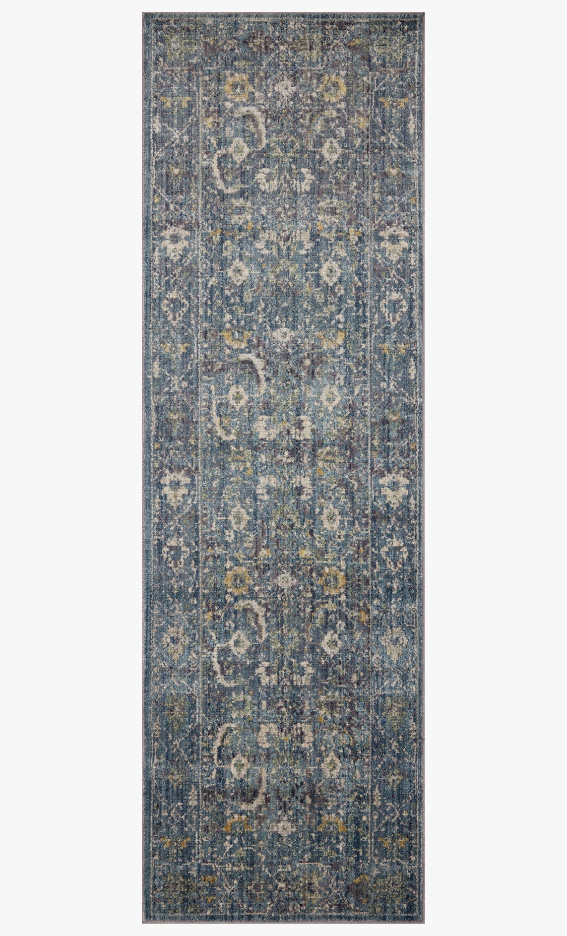 Bradbury Ocean/Gold Rug – alternate view