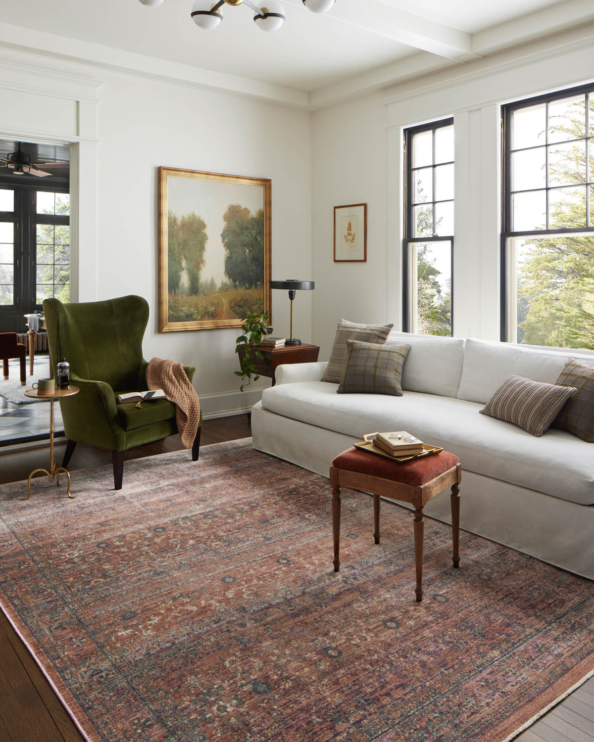 Bradbury Sunset/Multi Rug – room scene