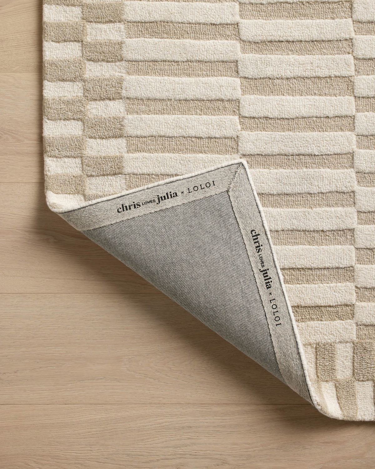 Bradley Ivory Beige Rug – detail
