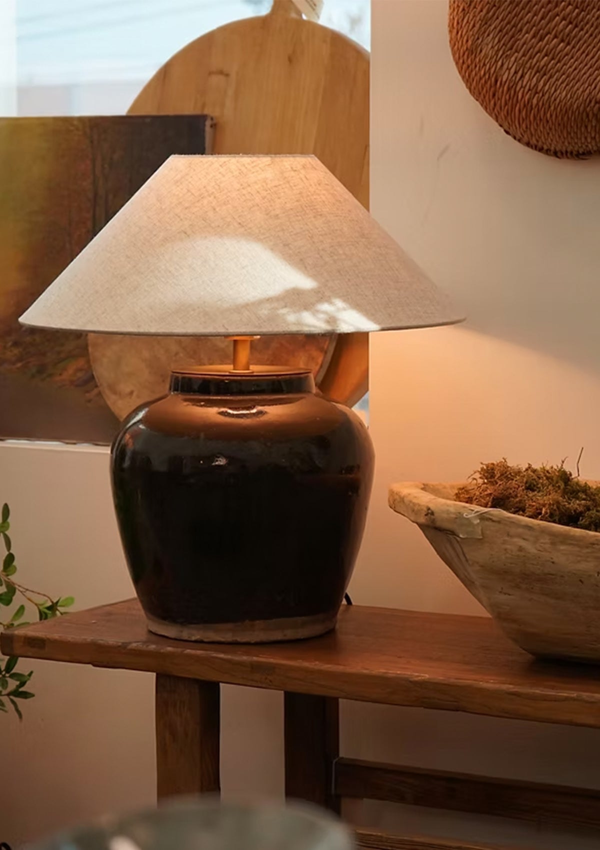 Barett Vintage Pot Table Lamp