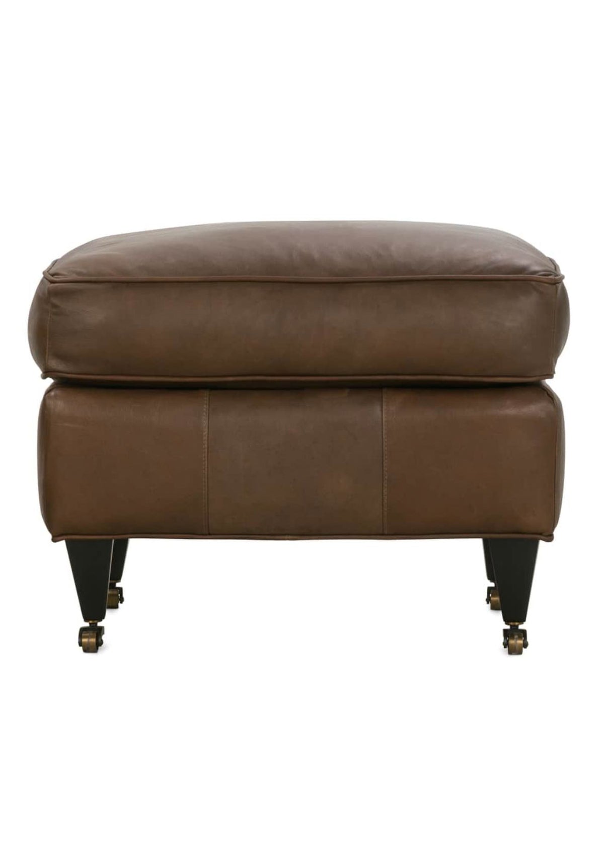Blythe Leather Ottoman