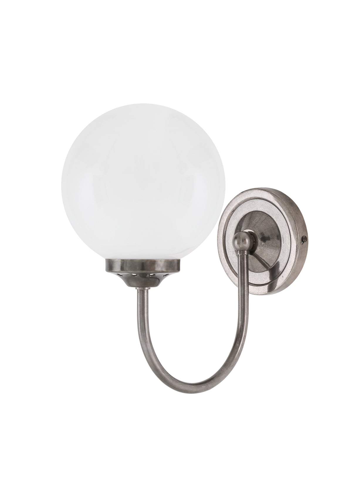 Bragan Traditional Glass Globe Wall Sconce