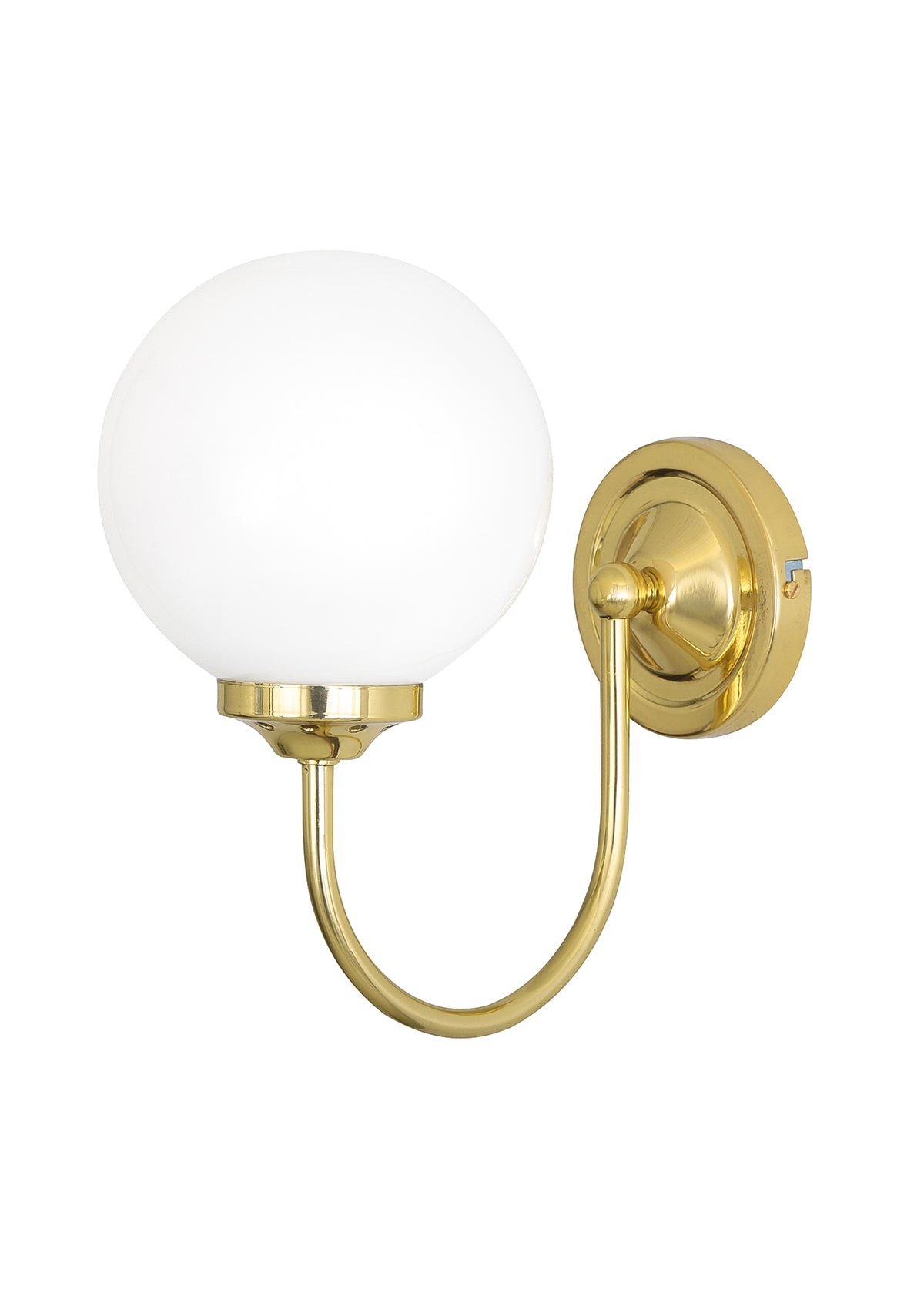 Bragan Traditional Glass Globe Wall Sconce