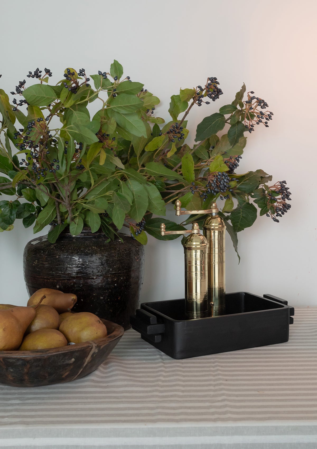 Brass Salt Mill 8" - Handcrafted in Europe