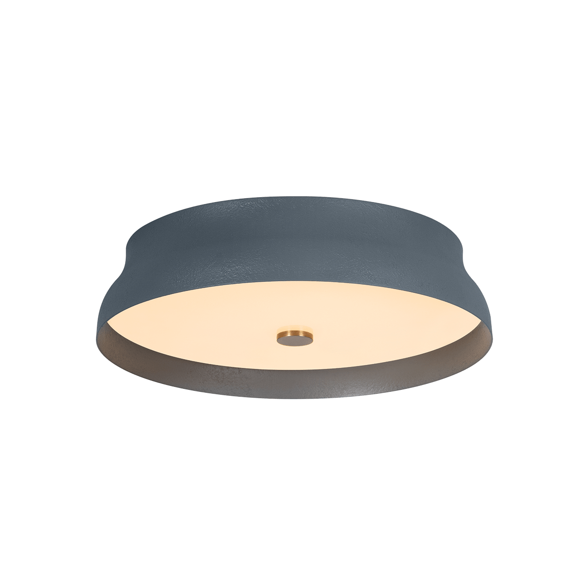 Shore Flush Mount – 16" W in Patina Brass / GSL