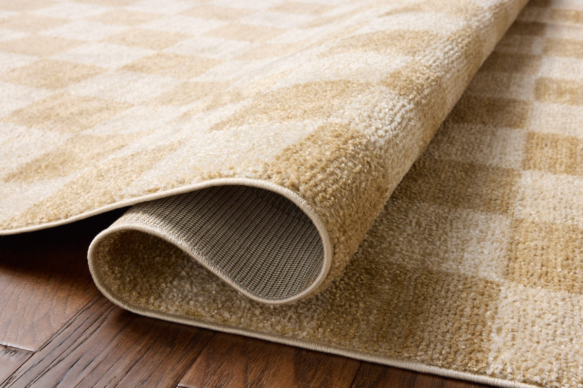 Calvin Wheat/Ivory Rug – detail