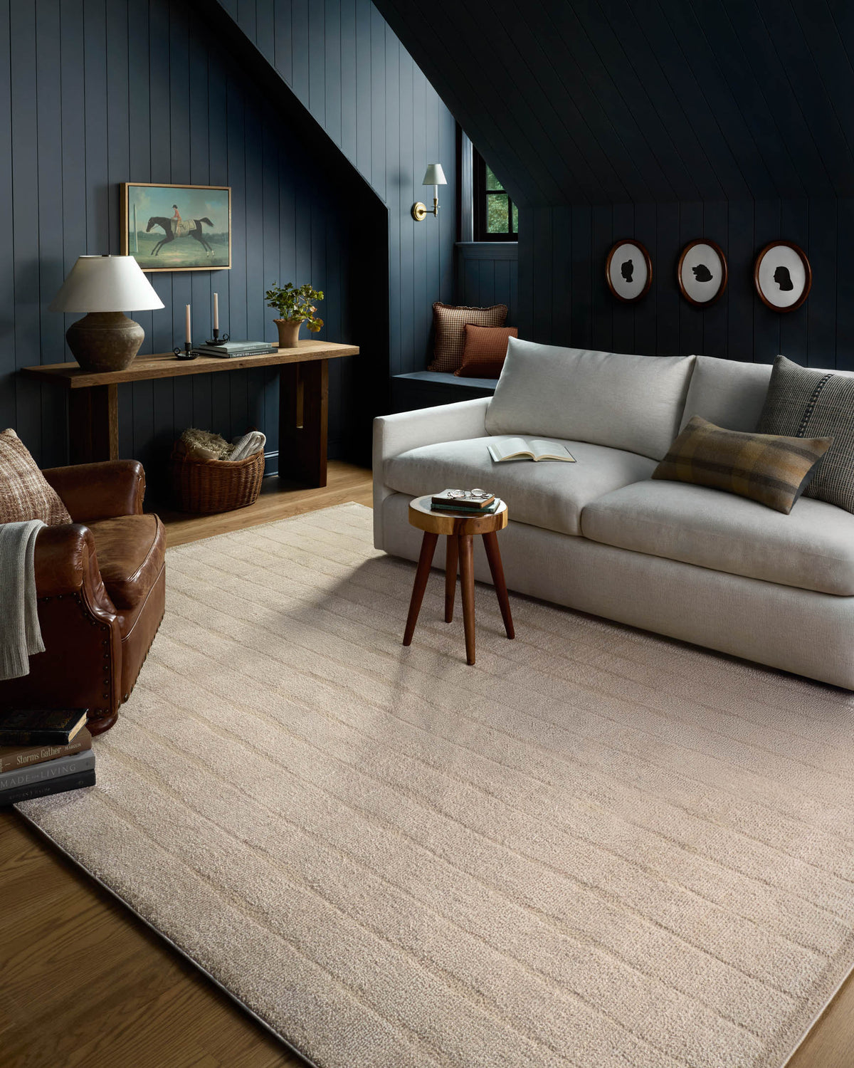 Calvin Ivory/Oatmeal Rug – detail
