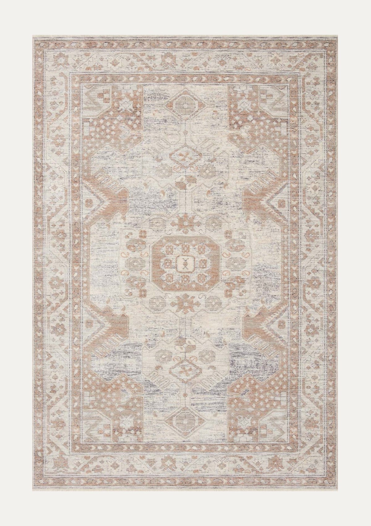 Carlisle Ivory/Taupe Rug | Magnolia Home by Joanna Gaines × Loloi