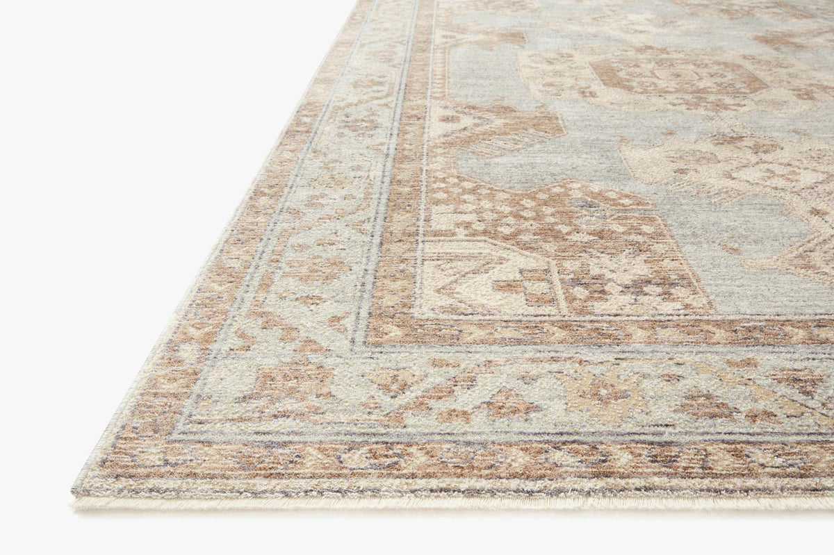 Carlisle Seafoam/Taupe Rug – corner detail