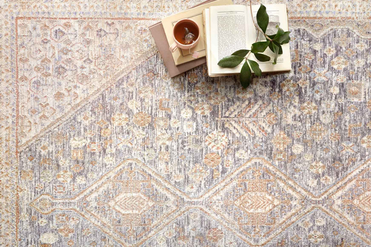 Carlisle Blue/Ivory Rug – detail