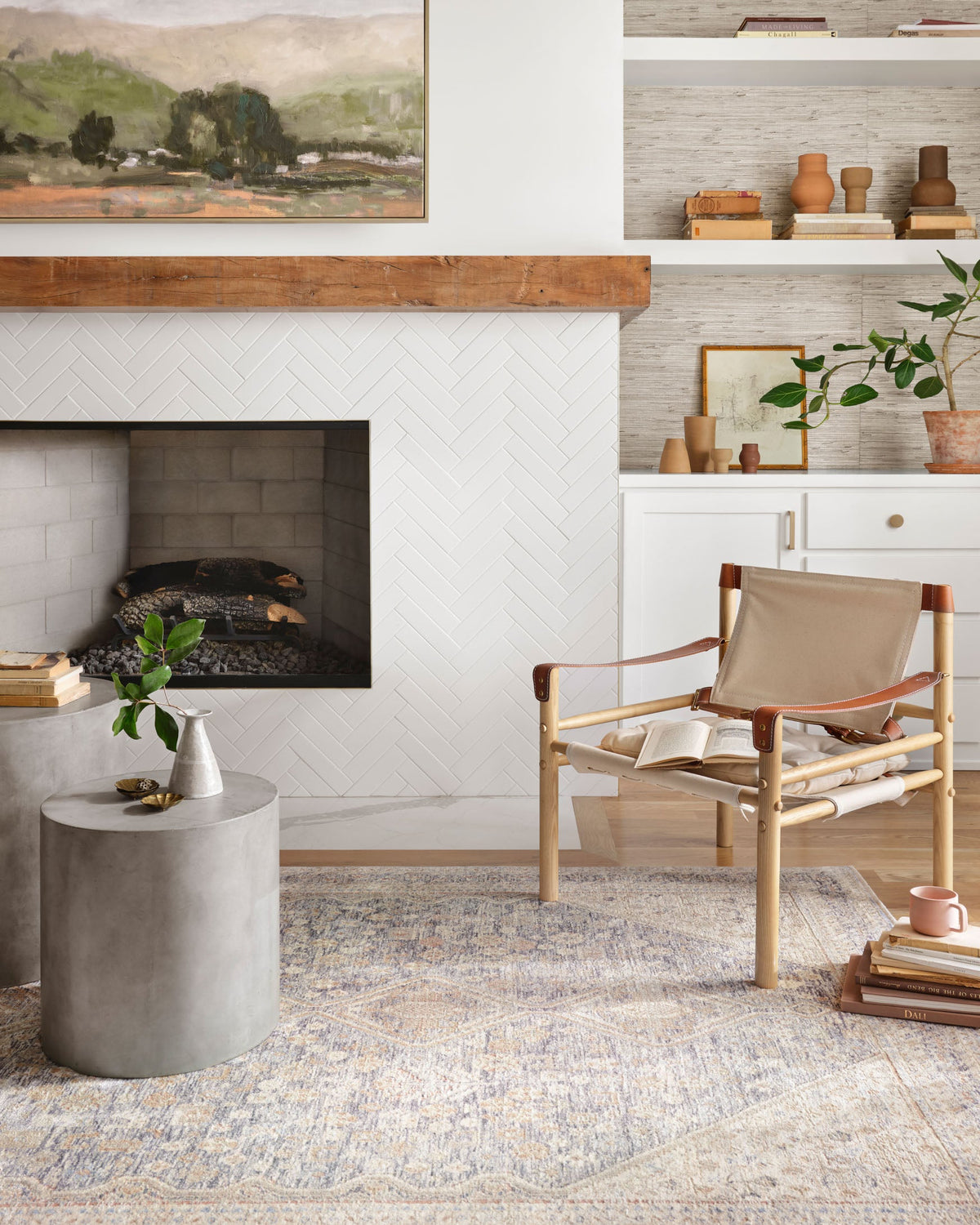 Carlisle Blue/Ivory Rug – room scene