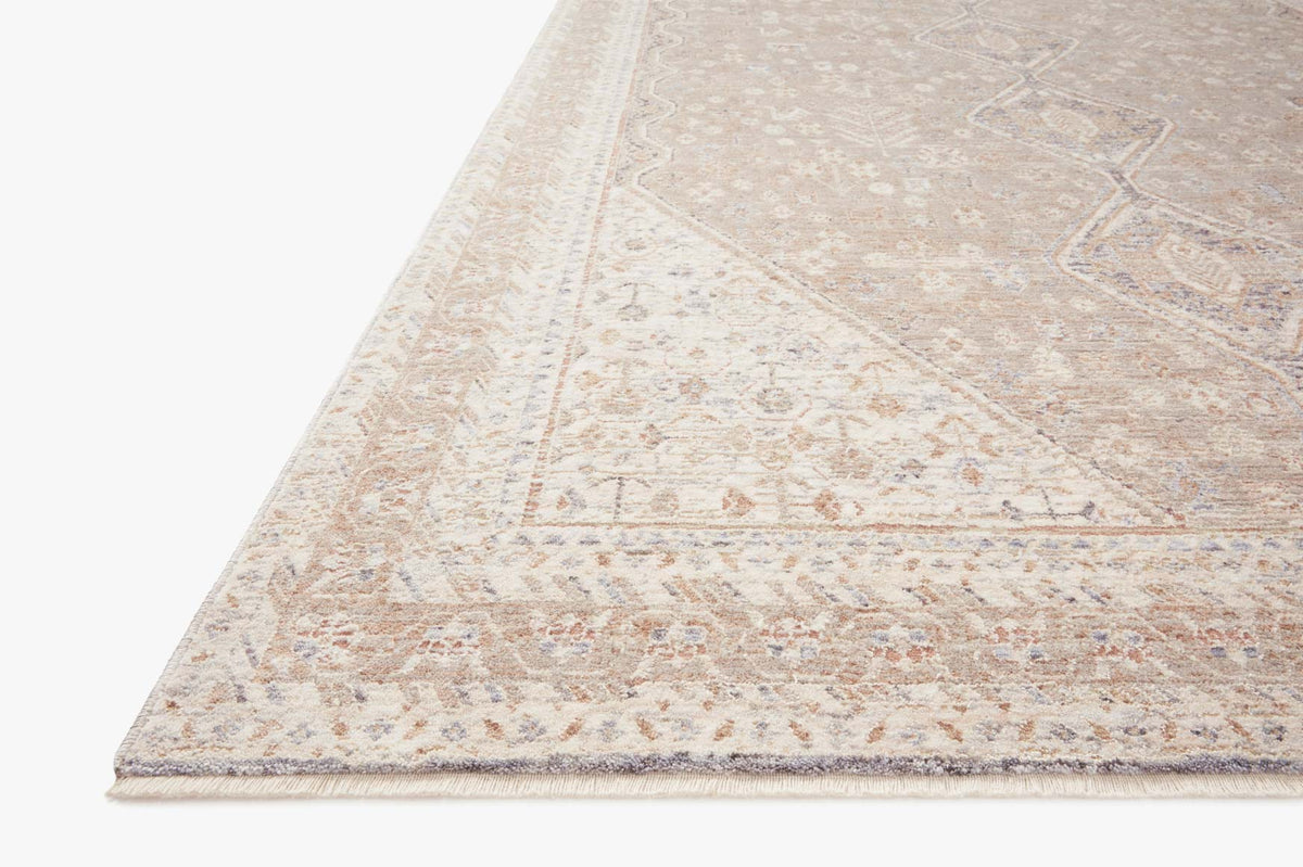 Carlisle Taupe/Ivory Rug – corner detail