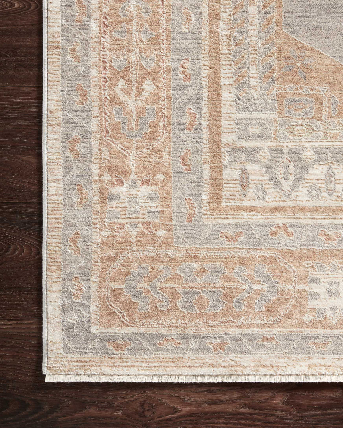 Carlisle Slate/Taupe Rug – detail