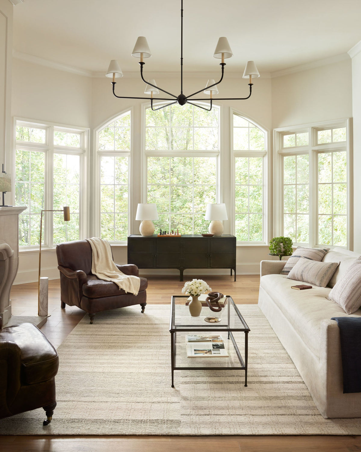 Chris Natural/Sage Rug – room scene