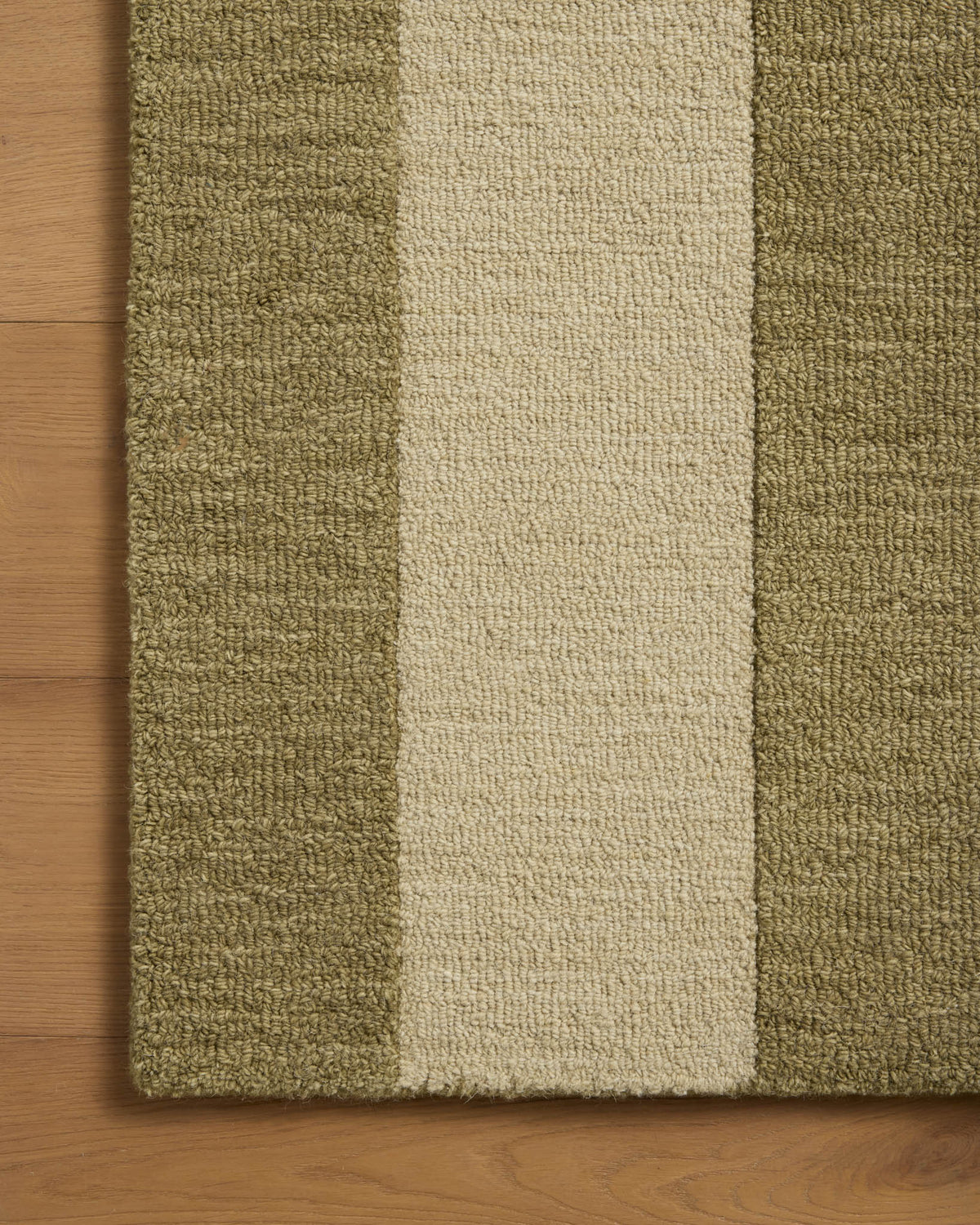 Craven Light Olive/Oatmeal Rug – detail